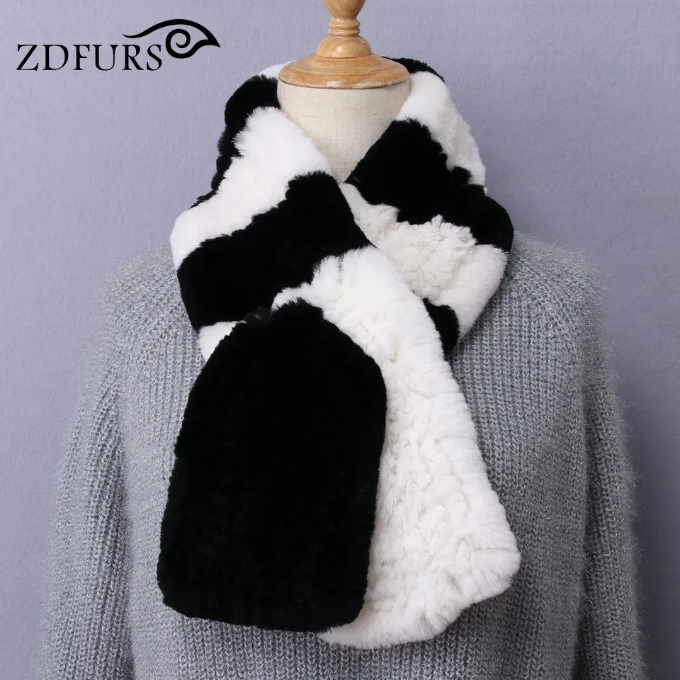 ZDFURS * 2017 новые корейские женские зимние длинные вязаные шарфы из натурального