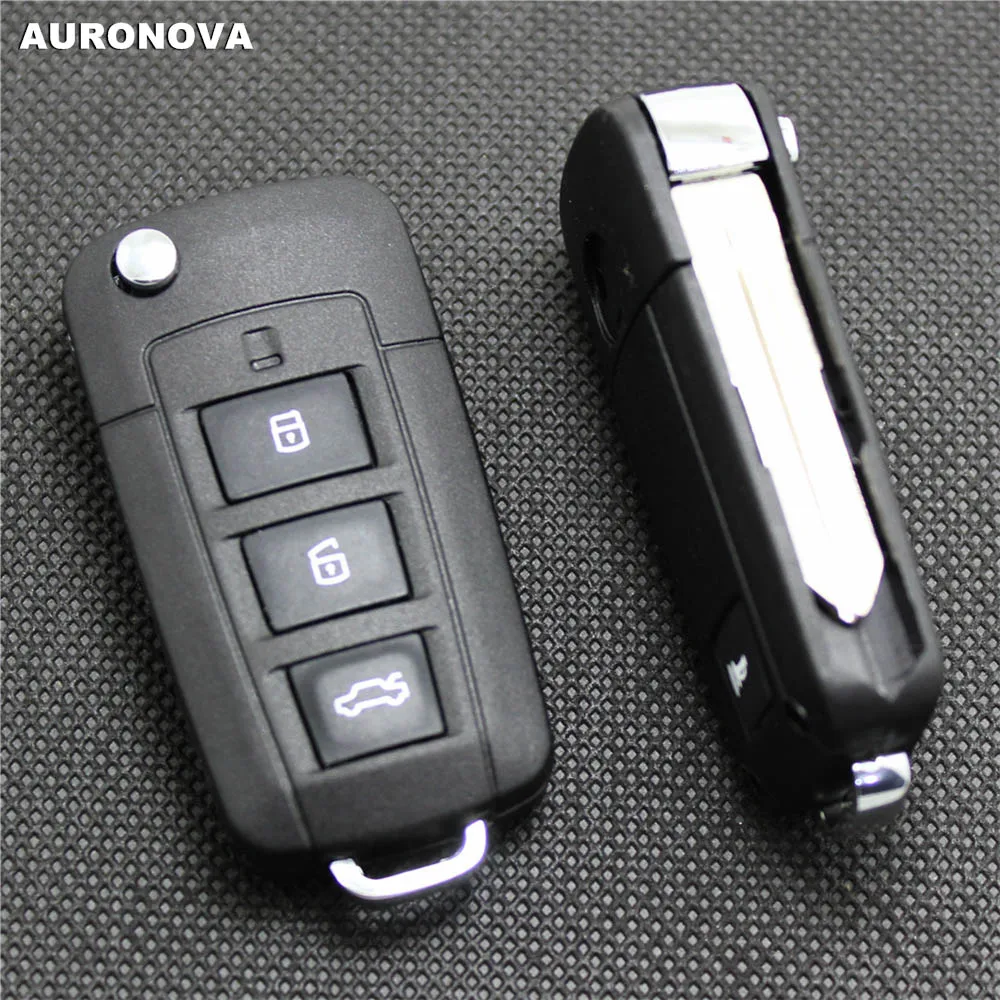 Чехол для складных ключей AURONOVA обновленный чехол Kia Cerato 3 + 1 задней кнопки