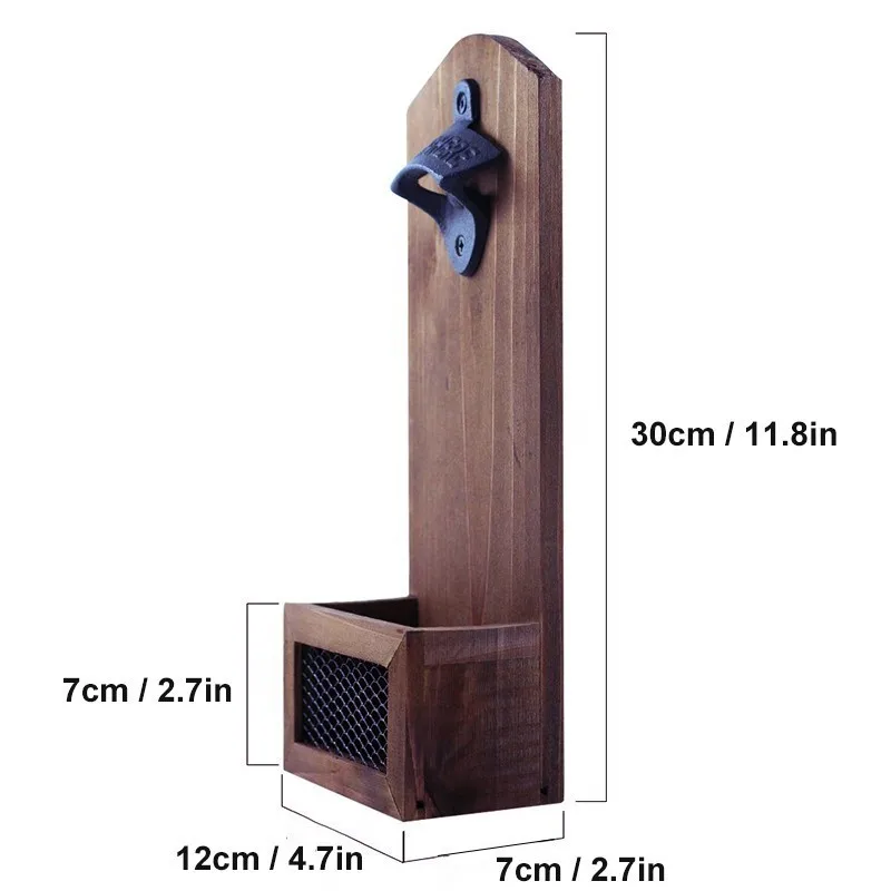 MESNUG Высококачественный винтажный чугунный открывалка для пива Настенный