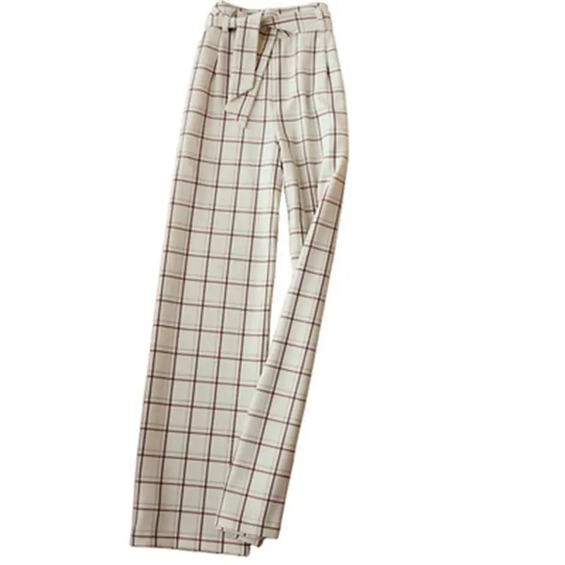 

Women's casual pants Female autumn New high waist wide leg pants women Korean Temperament straight trousers women pants
