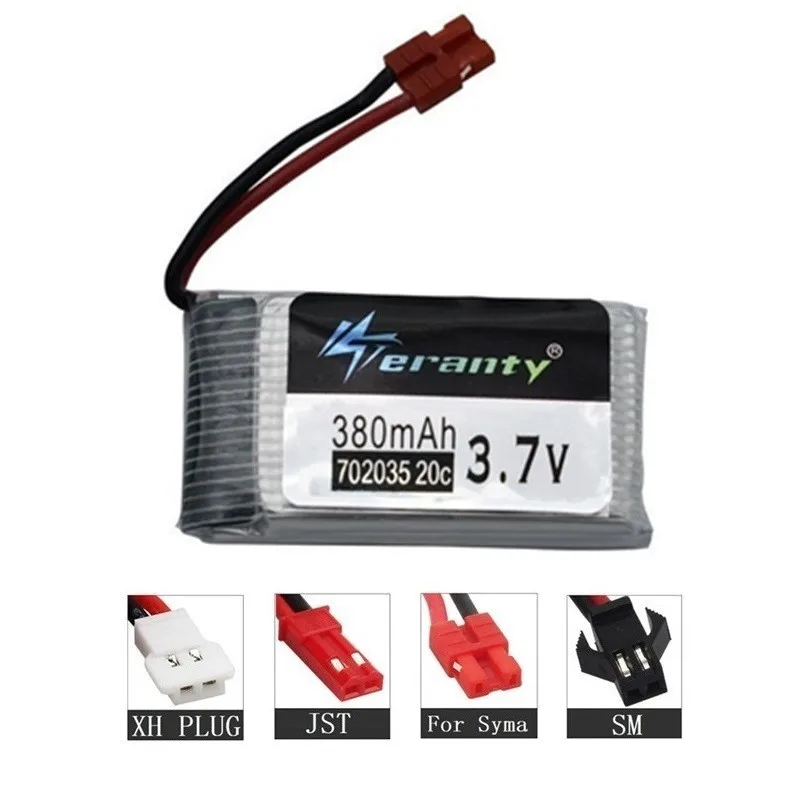 3 7 V 380mAh 702035 Lipo батарея для SYMA X5A 1 X15 X15C X15W RC вертолет Quadcopter запасные части v Drone