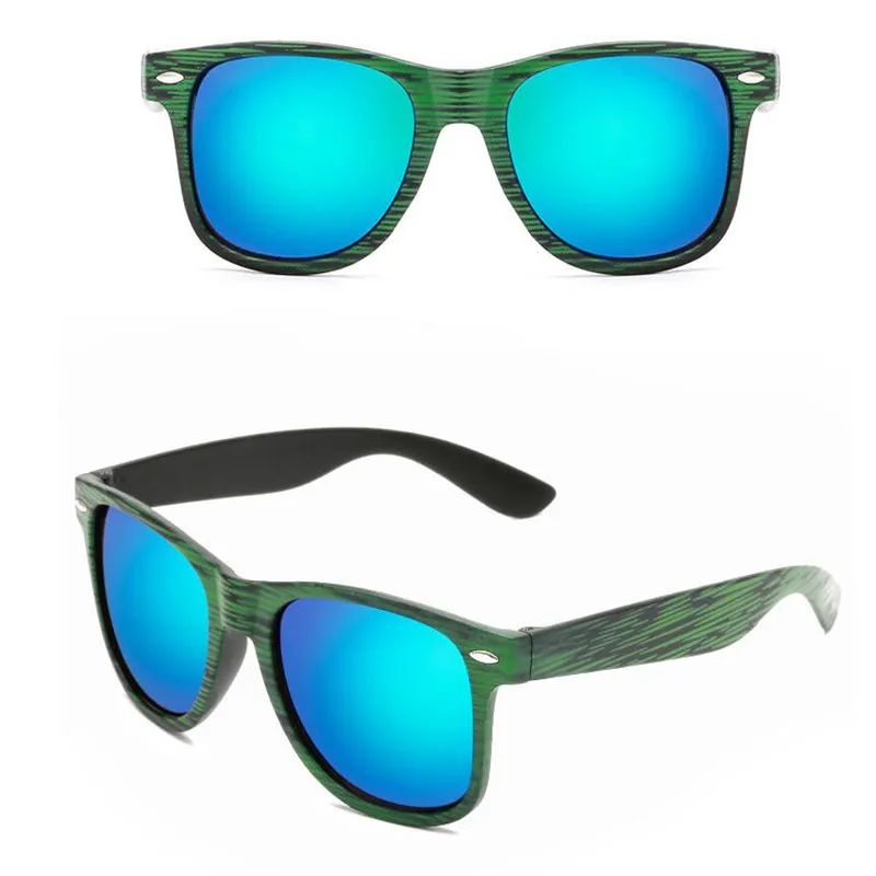 Цветная пленка 2020 солнцезащитные очки Винтажные Солнцезащитные из древесины