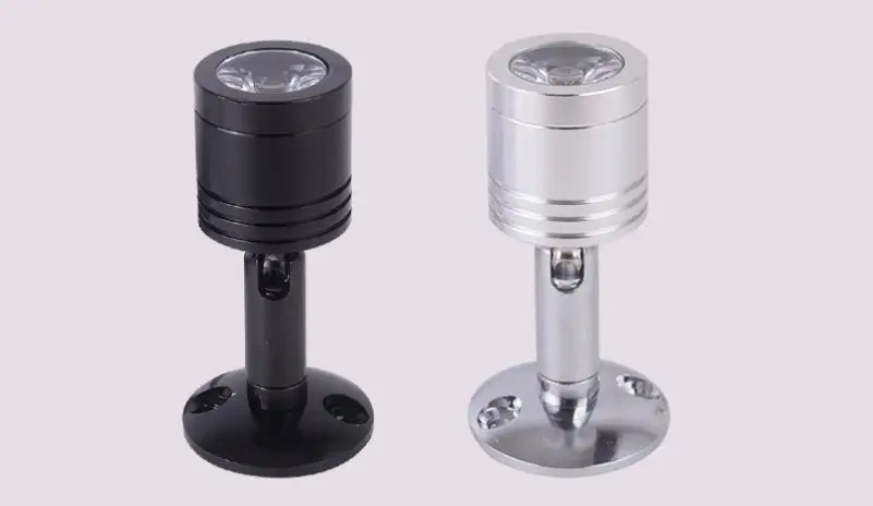1 W DC 12 V Светодиодный свет шкафа полки витрина шкаф светильник для шкафа Ночная кухонные лампы Гибкая 360 регулируемый