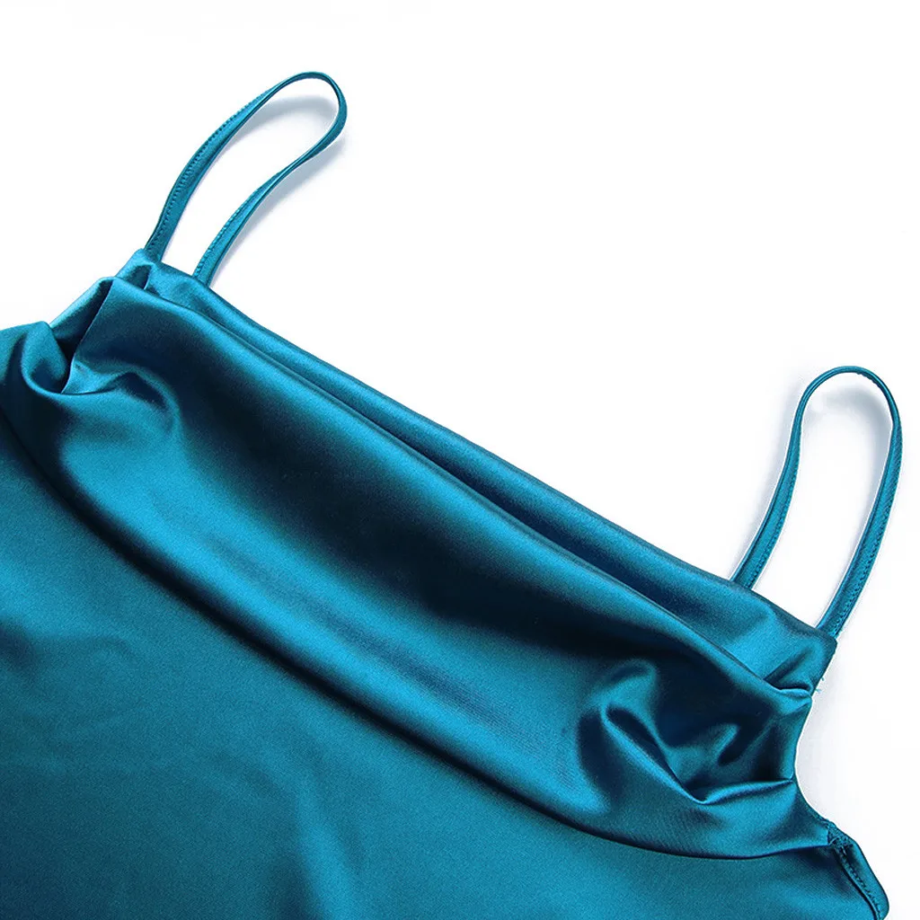 2019 женские платья летнее сексуальное облегающее платье без рукавов с