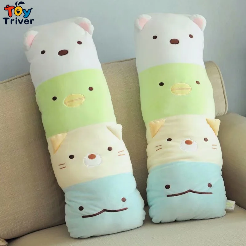 Японский аниме Sumikko Gurashi коты Медведь Подушка мультяшная плюшевая игрушка