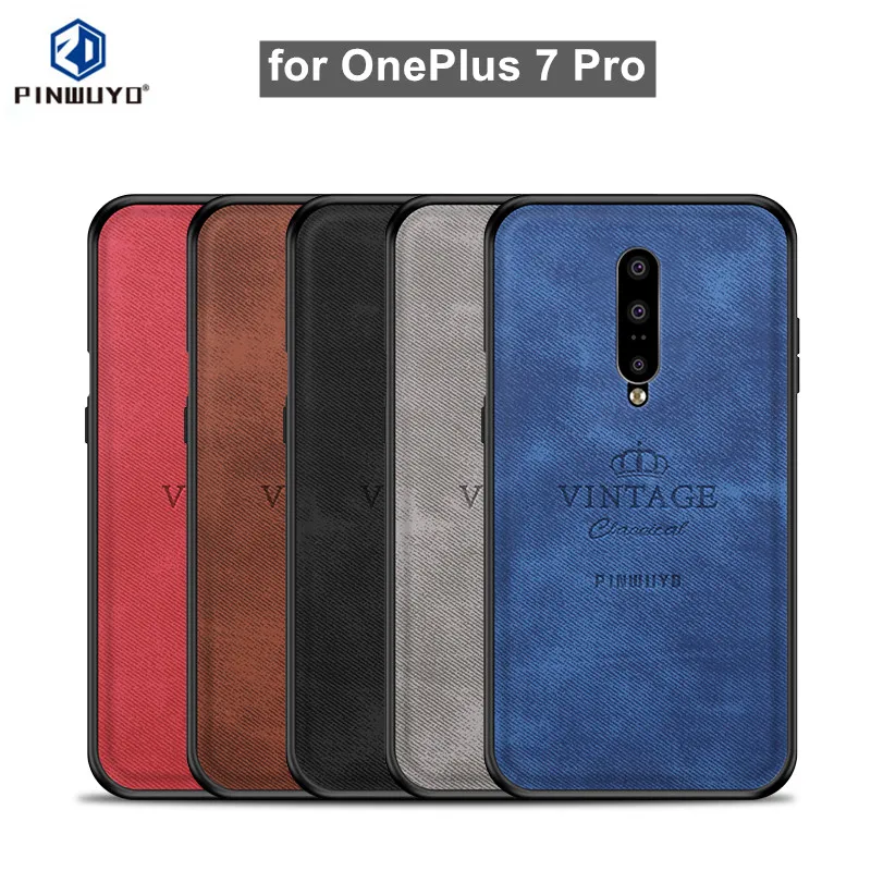 OnePlus 7 Pro Case 6.67 inch PINWUYO TPU+PC for One Plus Back Cover Business Phone Shell |