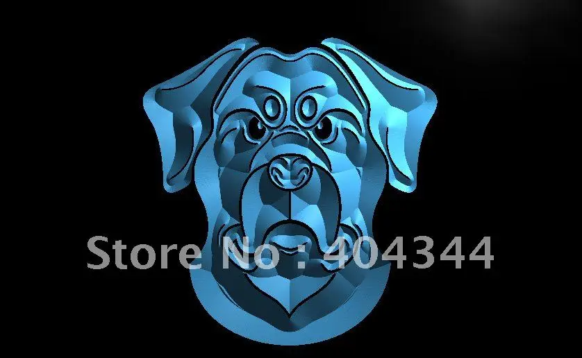 LK250- Rottweiler приманка для собак светодиодный ная неосветильник световая вывеска