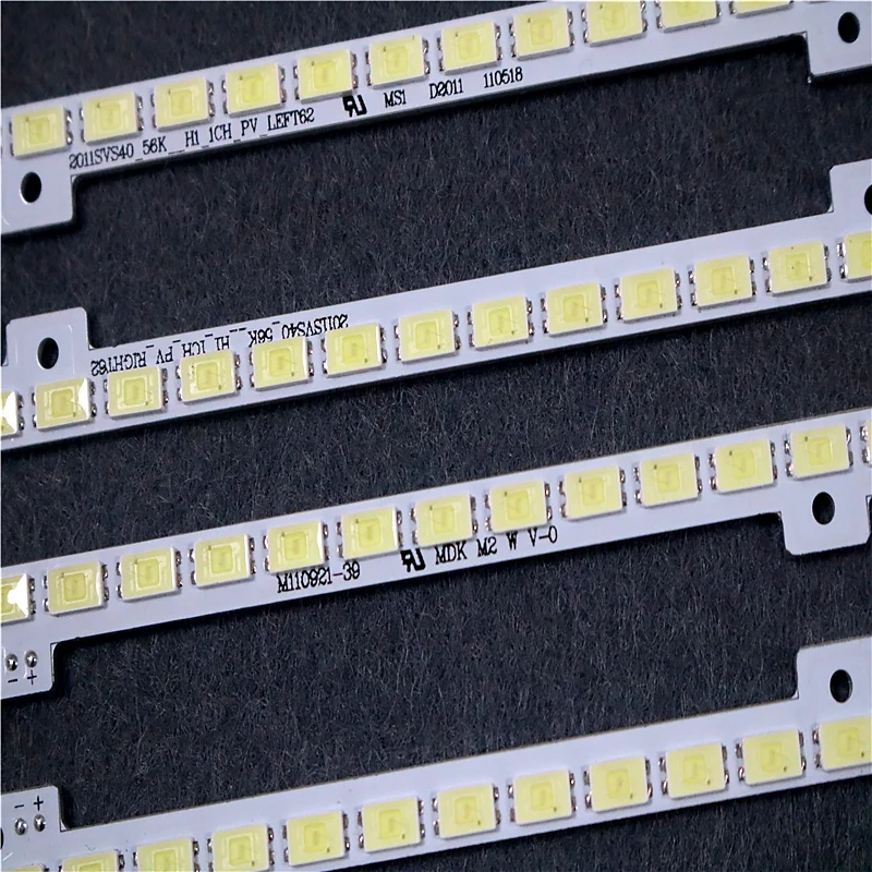 Новинка 100% года Светодиодная лента 4 шт. * 62 LED s 440 мм BN64-01639A 2011SVS40 FHD 5K6K правая и