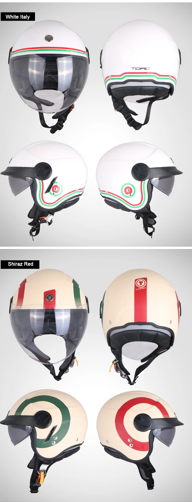 TORC T595 реактивный шлем moto rcycle открытый шлем Ретро персонализированный мото rbike двойной козырек шлем capacete moto шлем DOT