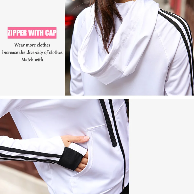 Ropa Deportiva mujer conjuntos gym camisetas, комплект для йоги, спортивный костюм, спортивная одежда с капюшоном для женщин, одежда для спортзала размера плюс, одежда для фитнеса