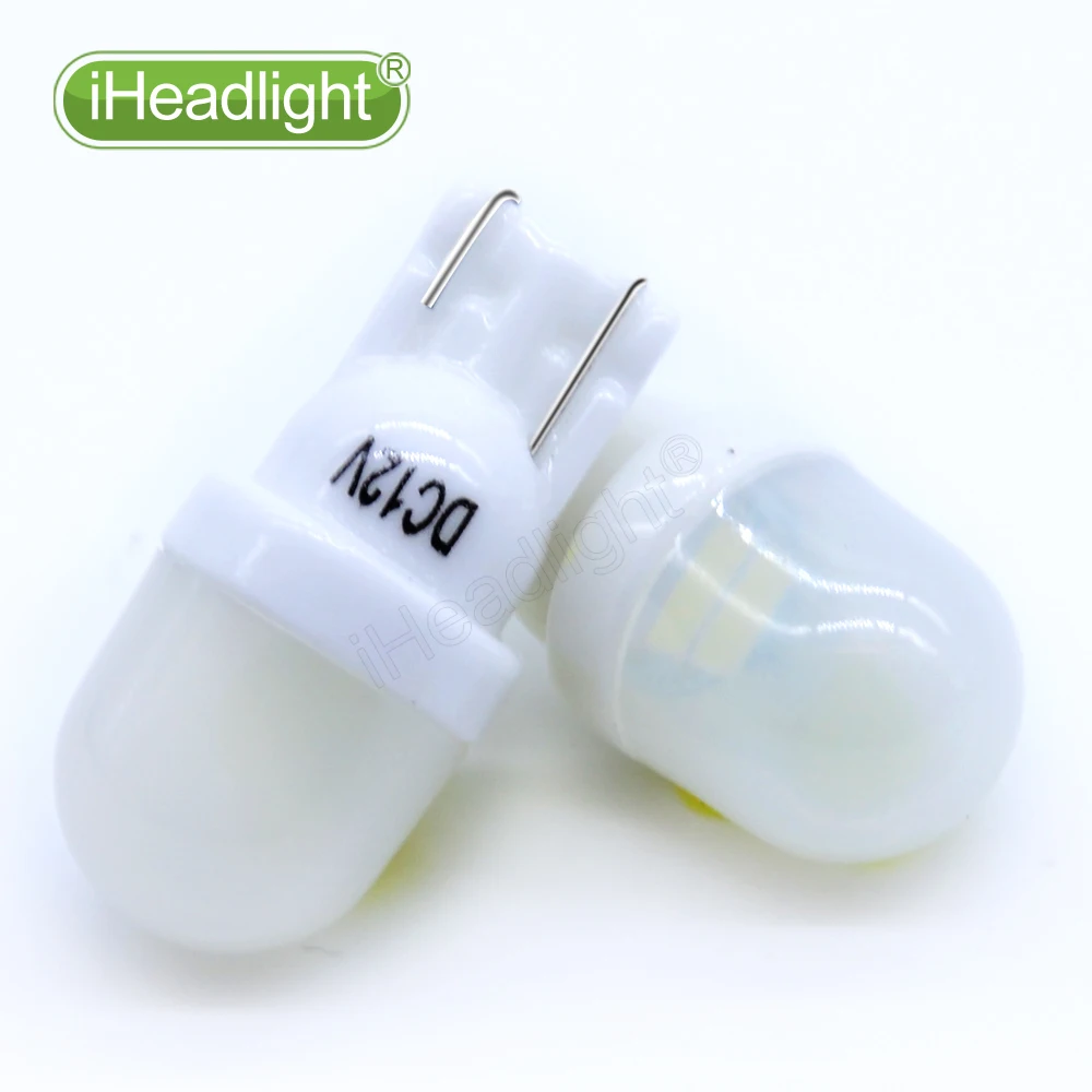 10 шт. T10 W5W 194 168 12V светодиодный автомобильный стояночный боковой номерной знак
