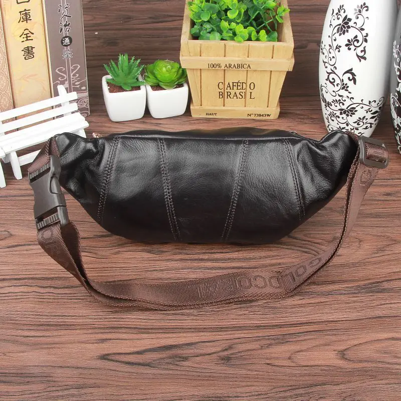 Поясная сумка для мужчин из натуральной кожи на каждый день путешествий 2018|leather