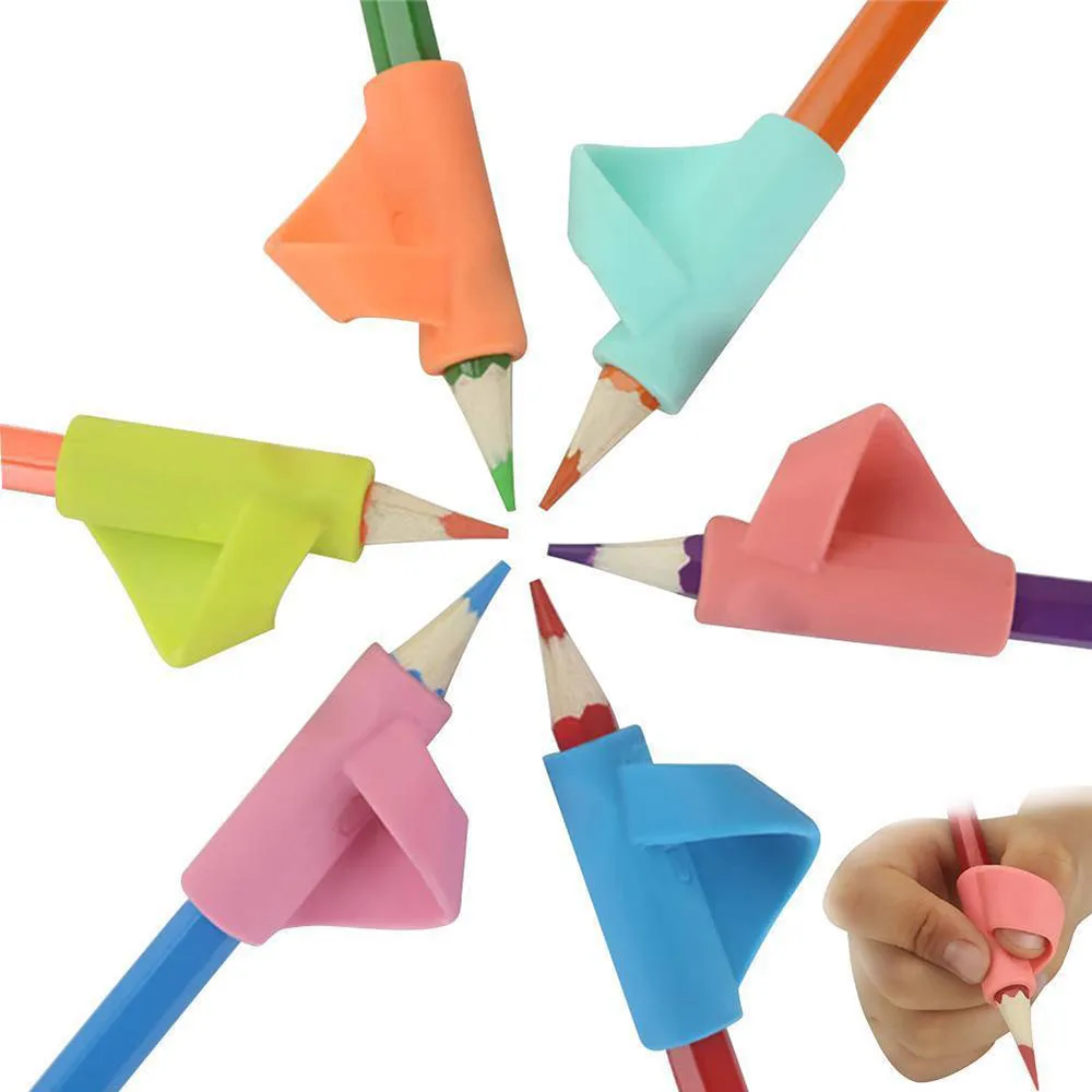 3 шт./компл. детей держатель для карандашей и ручек захват помощи в письме