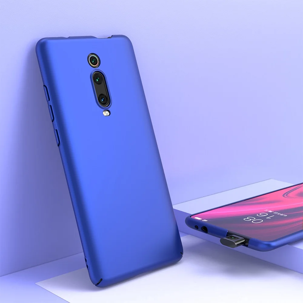 Синий KEYSION mi cro матовый чехол для телефона для Xiaomi mi 9T 9T Pro mi 9 SE 8 A3 lite CC9e жесткая задняя крышка для Red mi K20 K20 Pro Note 7 8 Pro - Цвет: Синий