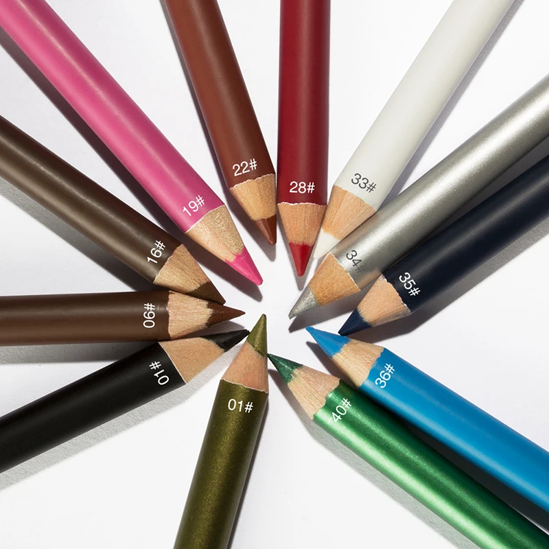 MENOW 12 шт./компл. подводка для глаз Карандаш Увлажняющий уход водонепроницаемый