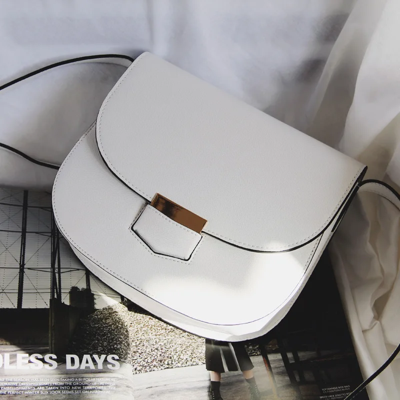 Новинка 2018 женская сумка в стиле ретро винтажная модная однотонная через плечо