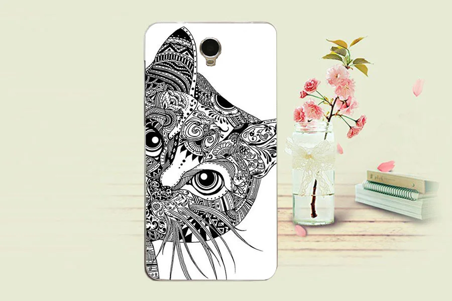 Для Cubot Max чехол 2017 новая мода сделай сам УФ окрашенные цветной тигр филин Роза