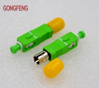 gongfeng 10pcs new optical fiber connector single mode st upc to scapc flange adapter coupler special wholesale