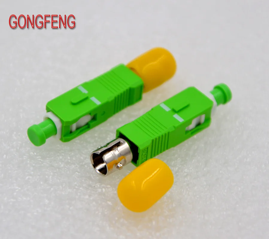 GONGFENG 10 шт. новый оптический волоконный соединитель одномодовый ST/ UPC к SC/APC фланец