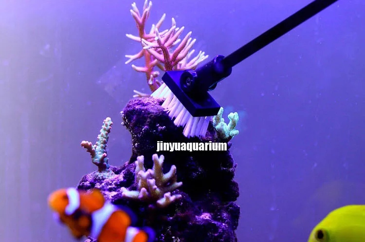 Удаление водорослей Очищающая щетка для стирания водяное растение аквариума