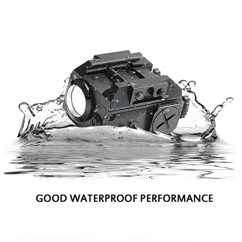 Тактический фонарик фонарь с красным лазером для пистолетов Glock 17 18 19 | Спорт и