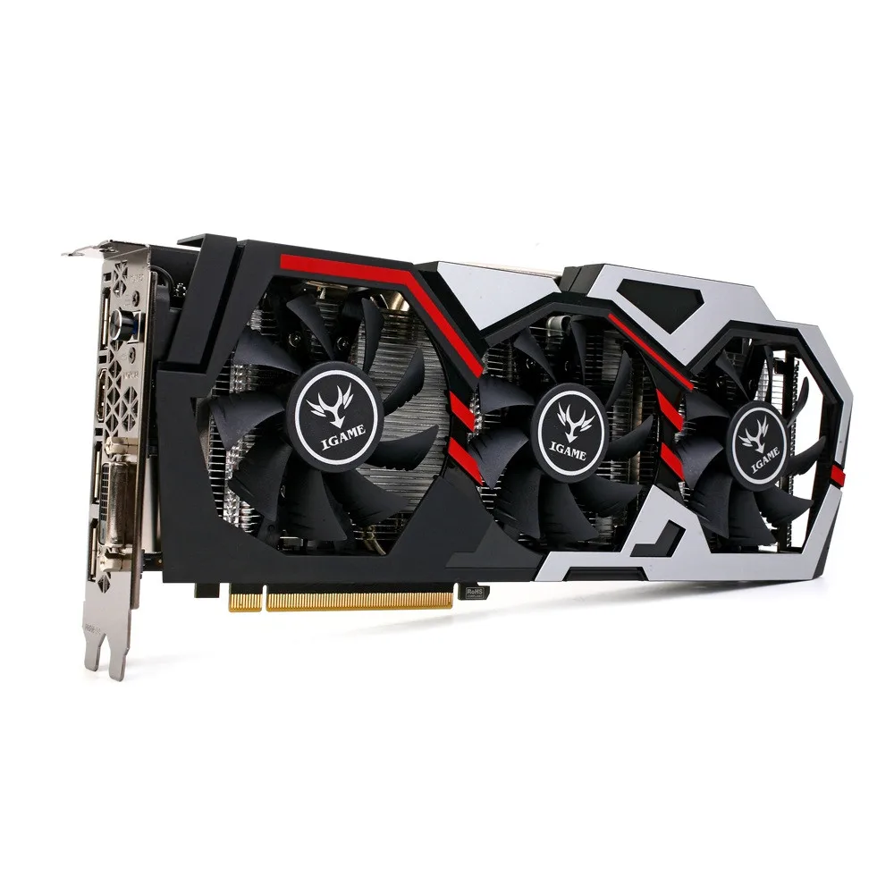 Красочные GTX1060 U 3GD5 TOP1594 1809/8008 МГц 192bit игровая видеокарта M0313| |