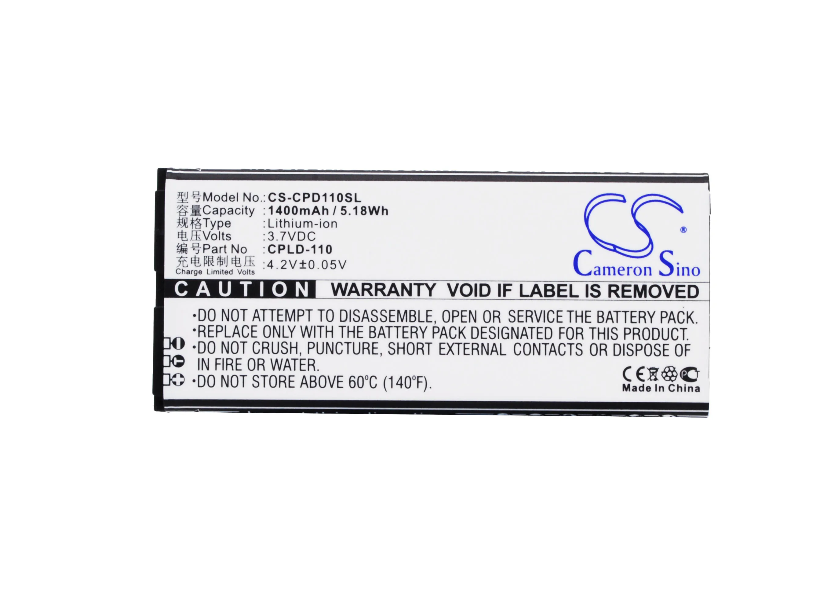 Cameron Sino 1400mAh Аккумулятор CPLD 110 для Coolpad 5217 7060 8076 8076D|Аккумуляторы мобильных