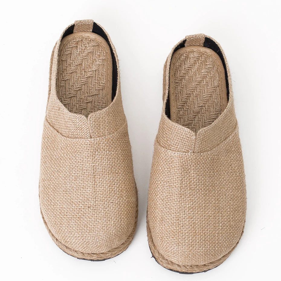 SURU Espadrilles/женские туфли без задника на плоской подошве с пеньковой подошвой