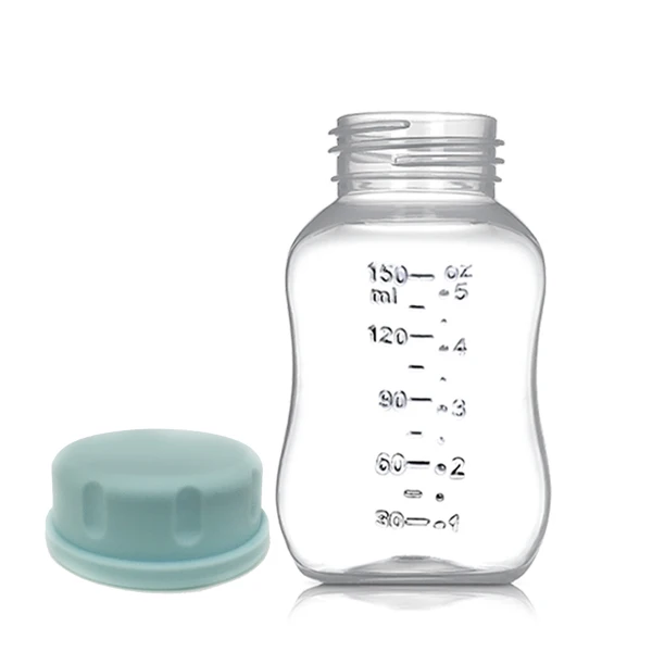 blue storage bottle Новые аксессуары для молокоотсоса BEBEBAO детское Кормление хранение грудного молока бутылка Стандартный Рот хранения герметичные PP бутылки для хранения - Цвет: blue storage bottle
