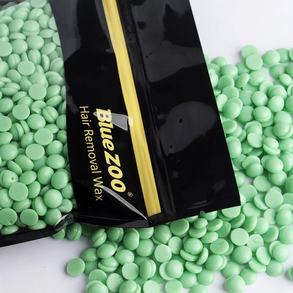 250 г/упак. депилятор для волос Зеленый чай вкус твердый воск бразильская горячая