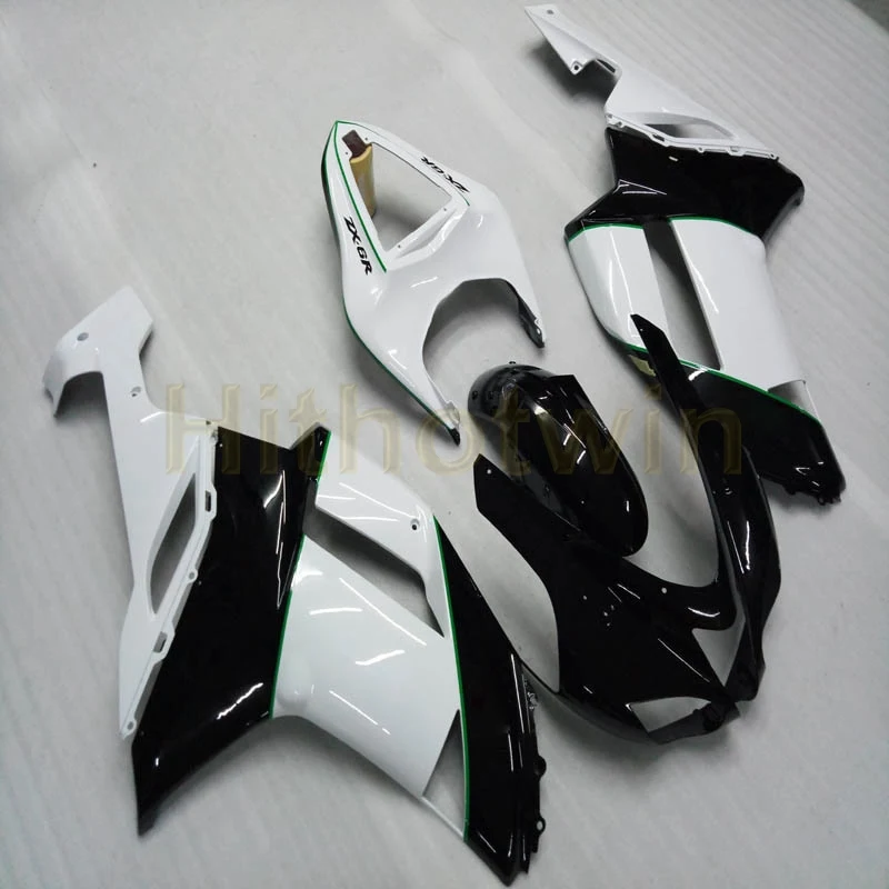 N Заказной Корпус мотоцикла для Kawasaki ZX-6R 07-08 636 ZX6R обтекатель двигателя zx6r 2007 2008+ подарки+ белый черный - Цвет: N