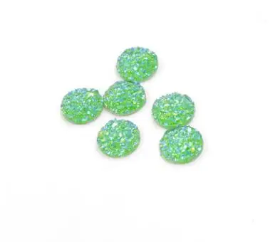 4 Jaymaxi 10 мм AB Цвет Druzy камень смола круглая плоская спина, кабошон для DIY украшения ювелирных изделий на заказ многоцветный 100 шт./лот - Цвет: 4