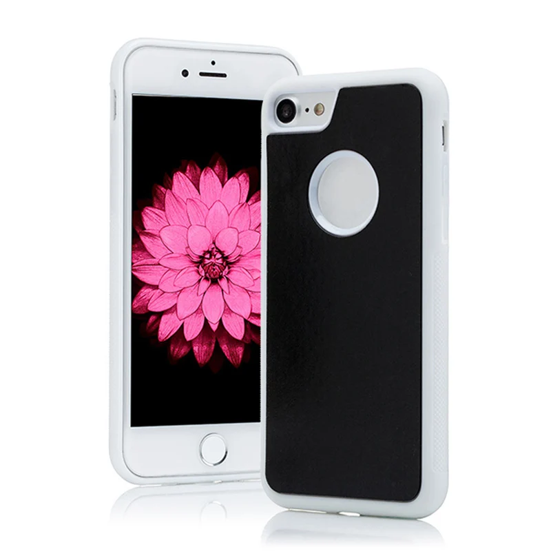 White Антигравитационный чехол для iPhone XS Max X, 8, 7, 6, 6 S, Plus, 5S Адсорбирующихся чехол для Samsung Galaxy S8 S9 S10 плюс S7Note 9 8 чехлов для телефонов - Цвет: White