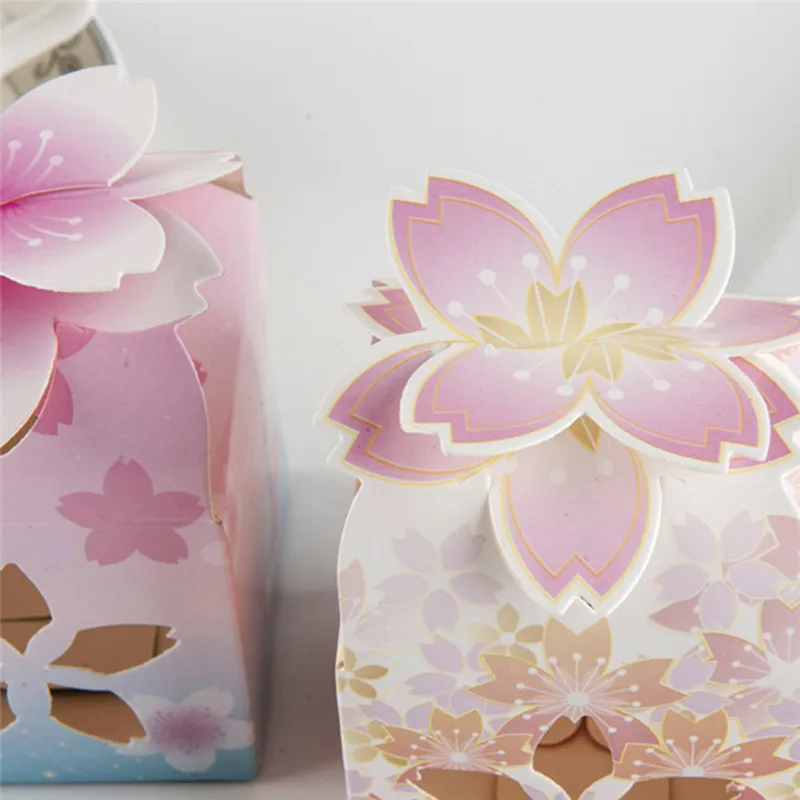 10 шт. Сакура Подарочная коробка одежда для свадьбы дня рождения Бумага пользу