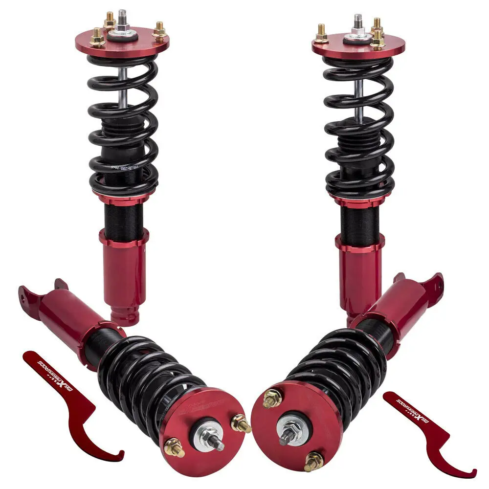 

MAXPEEDINGRODS Coilover Struts Shock Front x 2 Rear x 2 Set for Honda ACURA TSX 2009-2014 for Honda ACCORD