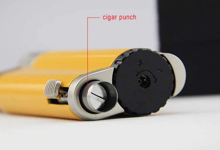 COHIBA зажигалка для сигар с фонарь ками струйное пламя и дырокол лучшая Бутановая