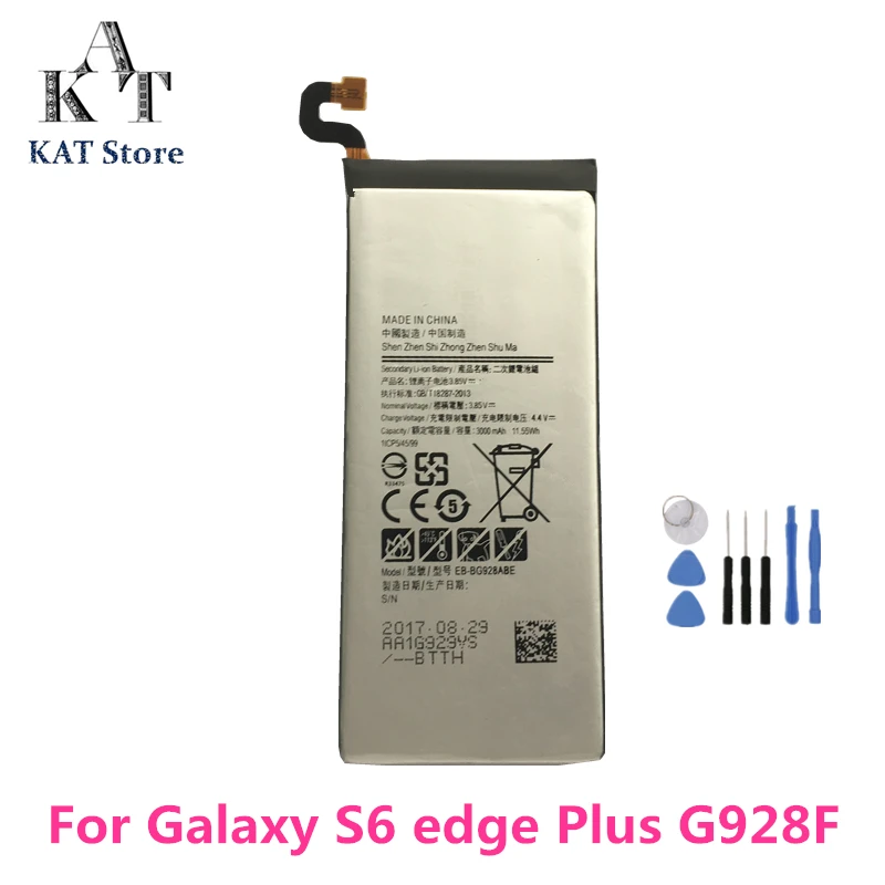 Аккумулятор для телефона Samsung Galaxy S6 edge Plus G9280 G928F 3000 мАч замена батареи