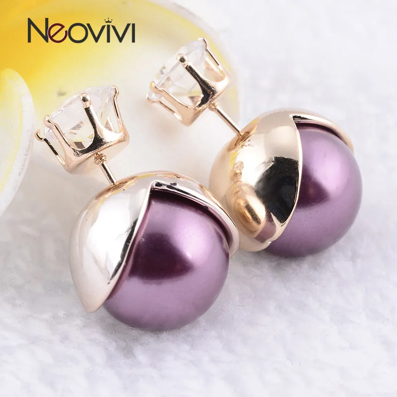 Новый Дизайн Бренда Популярны Роскошный Кристалл Циркона Серьги Стержня