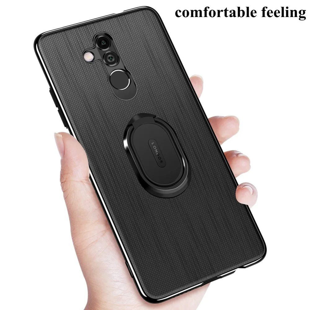 360 чехол с кольцом для пальца для huawei p20 litepro mate 20 Lite Магнитная подставка чехол для huawei Nova 3 3i 2s 3e mate 20X чехол