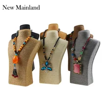 New Arrival HOT-Selling Mannequin Necklace Decorate Pendant Jewelry Display Frame Stand Show For Women Show Shelf Wholesale
