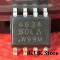 Оригинальный 100% новый 4634 SI4634DY T1 E3 SOP8 10 шт./лот|Запасные части| |