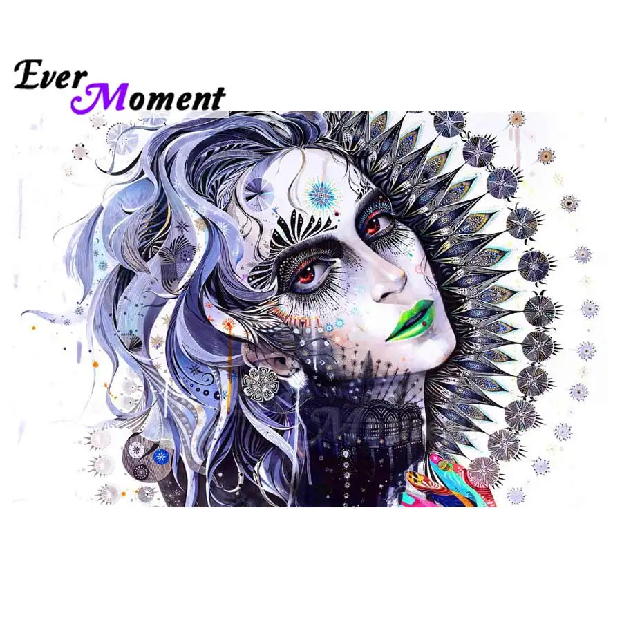 Алмазная картина с квадратными стразами для женщин модель 3F230|Алмазная мозаика и