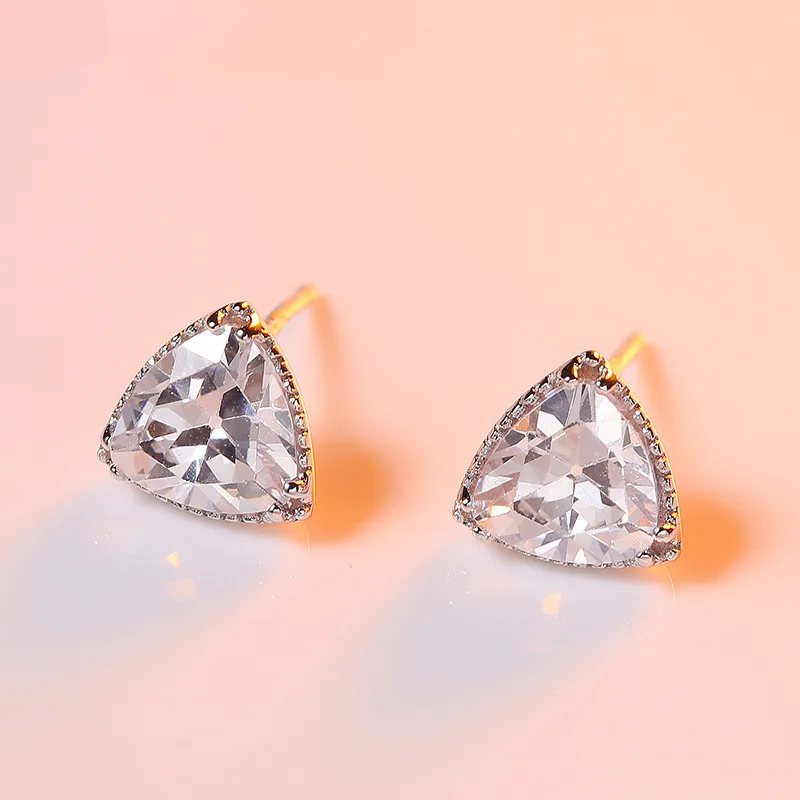 Новинка 2017 модные высококачественные ультрапрозрачные серьги из стерлингового