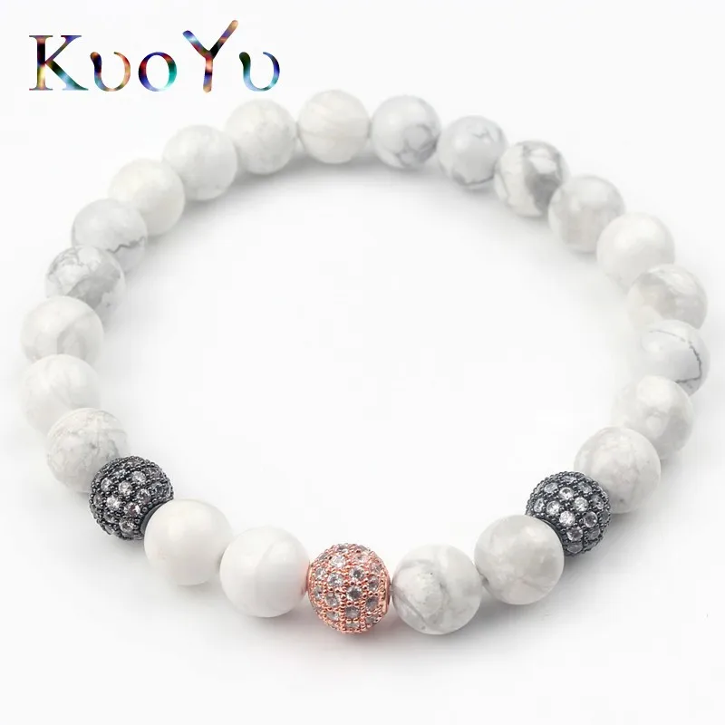 3 шт./лот круглые бусины с фианитами металлические латунные микрозакрепкой