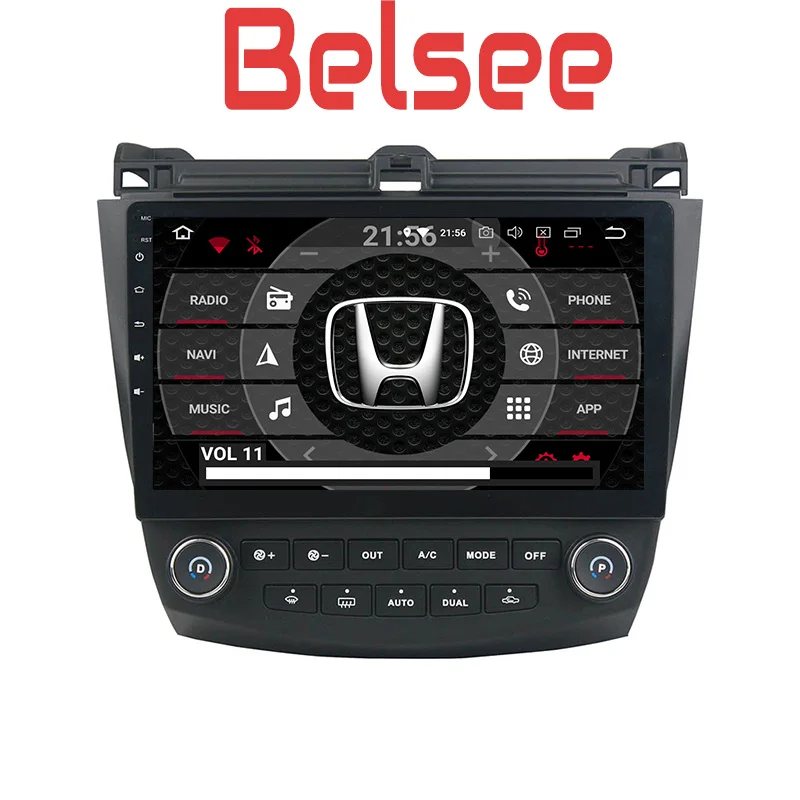 Автомагнитола Belsee 10 1 дюйма Восьмиядерный процессор 4 + 32 ГБ GPS Android