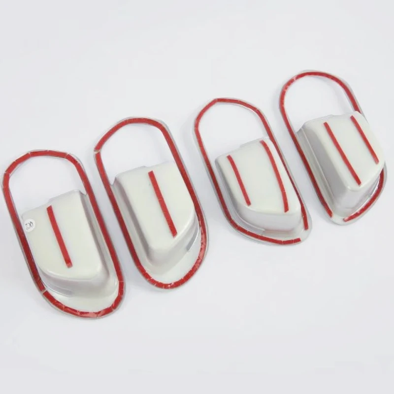 

ABS matte Accessories Car Interior Car Door Handle Bowl Frame 4pcs fit For Nissan Kicks 2016 2017 2018