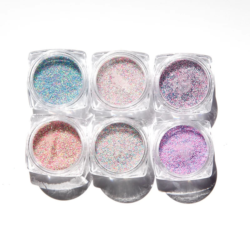 Пыль для ногтей ROSALIND сделай сам украшение 1 коробка смешанные цвета лазерная