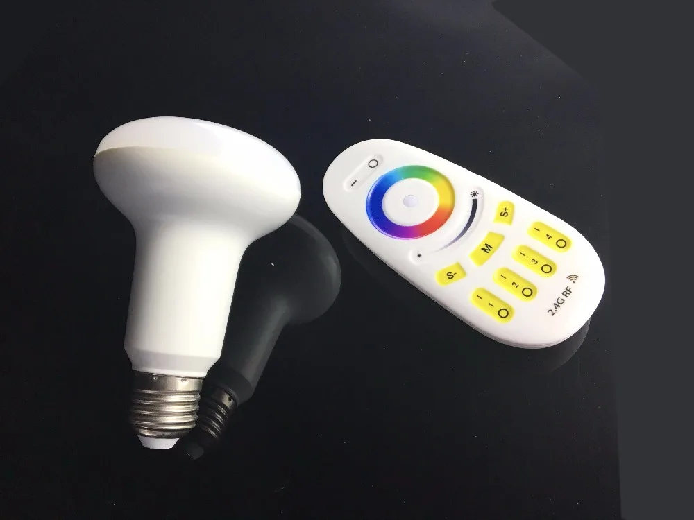 Светодиодная лампа 2 4G RF 9W RGBW (алюминий + пластик)|plastic boot|bulb autobulb h4 |