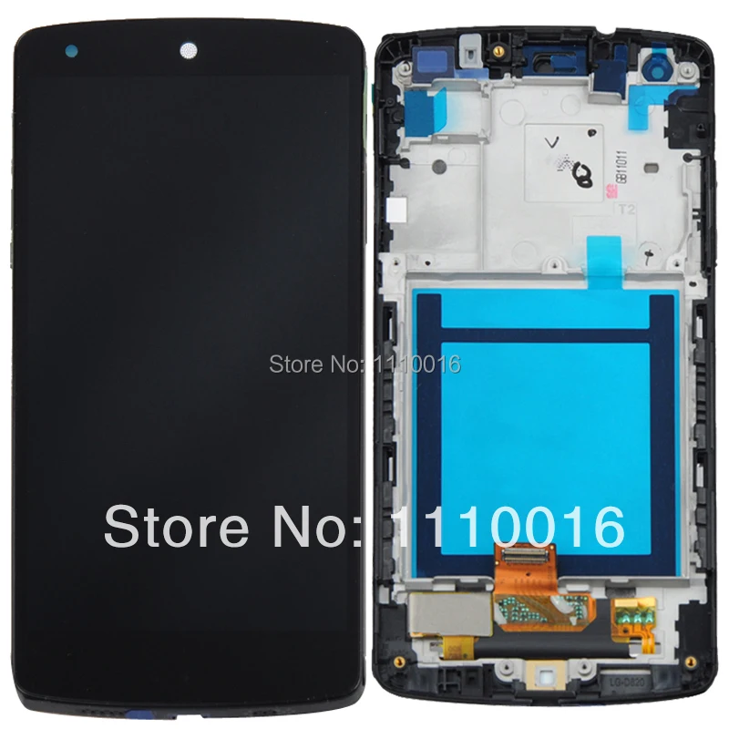 5 2 &quotкачество для LG G2 D800 D801 D803 F320 LS980 VS980 D802 D805 ЖК дисплей с кодирующий
