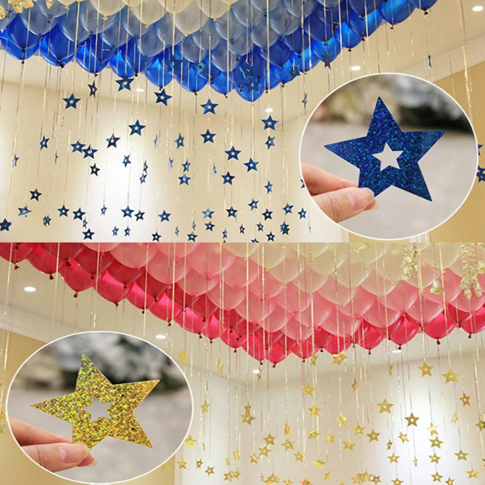 100 шт./компл. блестящие звезды/кисточки картонные карты фотолента для дня